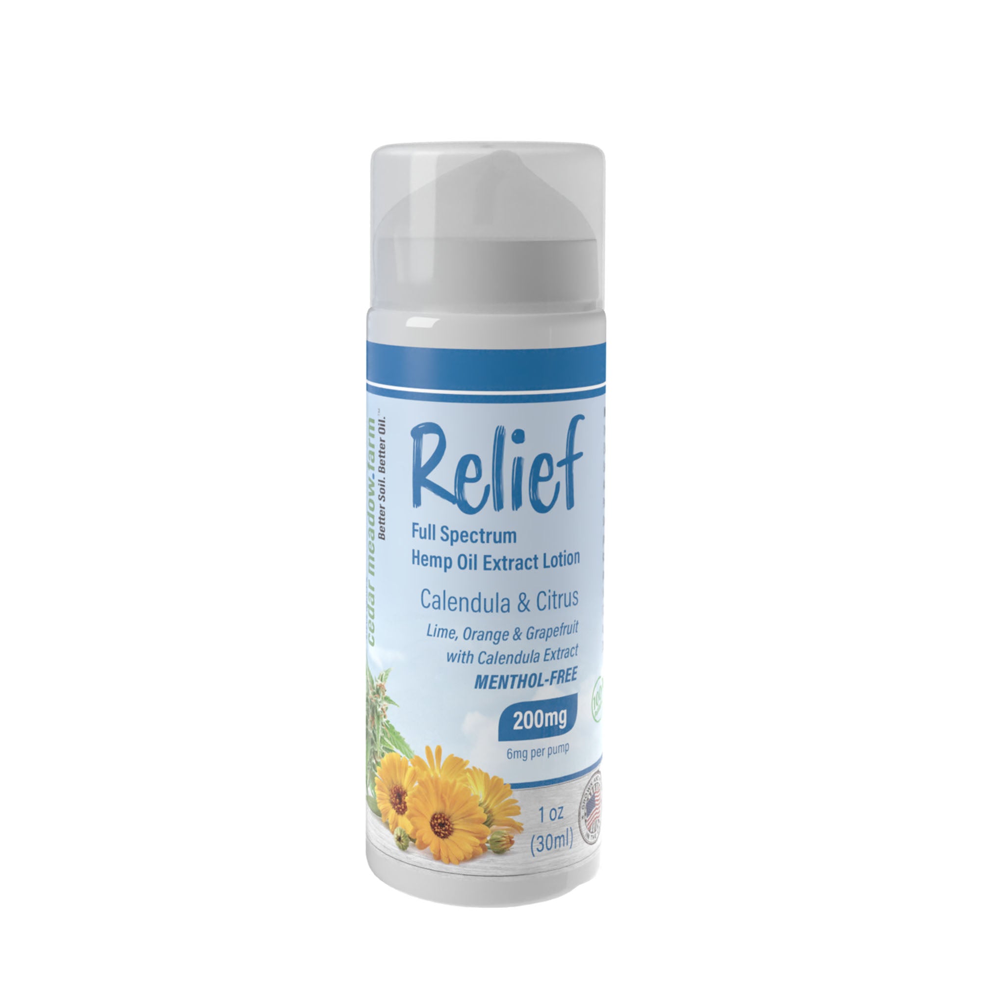 RELIEF Lotion (Menthol-Free) - Travel Size (200mg)