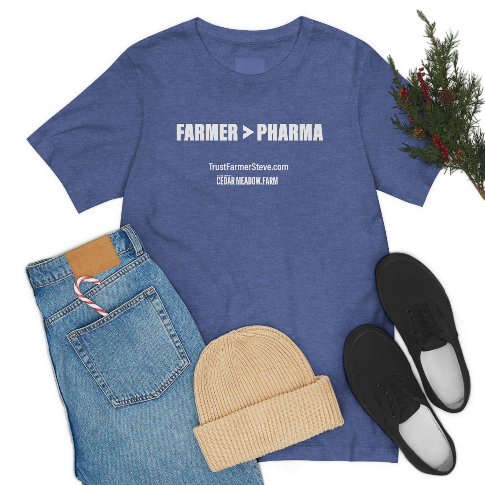 Farmer > Pharma-In no way would we ever advise you to NOT listen to your doctor and carefully considering your medial journey. 
We ARE aware, however, that "big pharma" sometimes mi-Cedar Meadow Farm