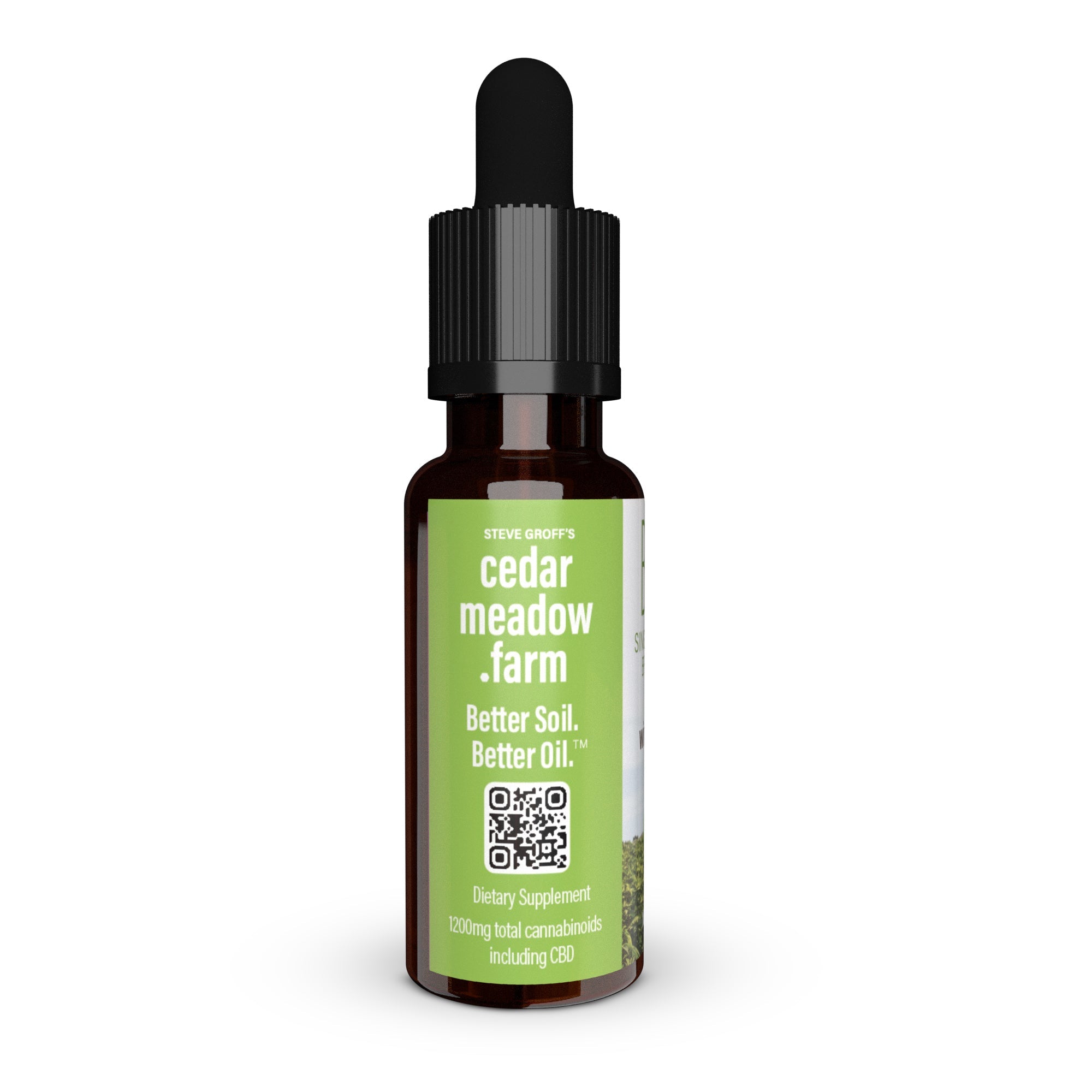 CBD Oil Wintergreen Flavor THC-Free-A crisp new look for the same incredible oil that you've come to love!We made BETTER just for you. Broad Spectrum: All of the naturally-occurring compounds in the-Cedar Meadow Farm